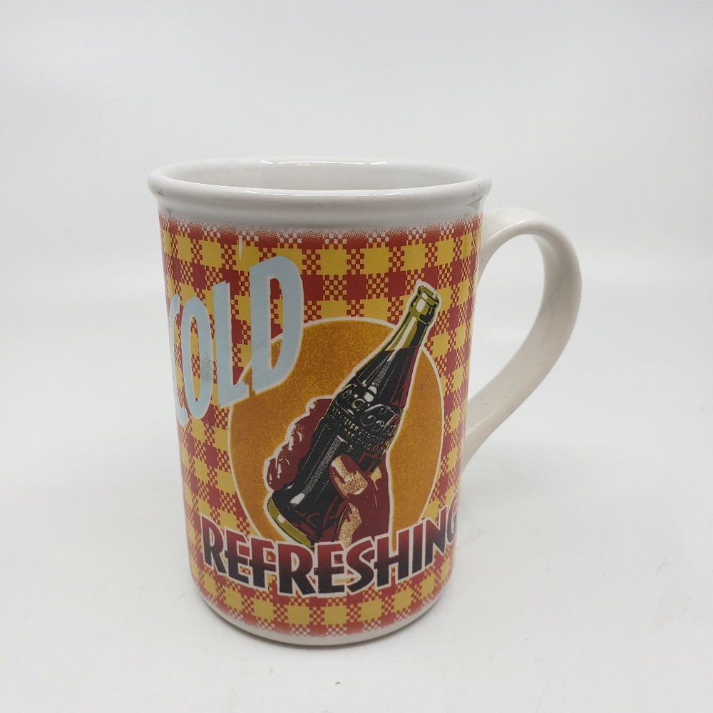 Coca cola drink ice cold refreshing coffee mug